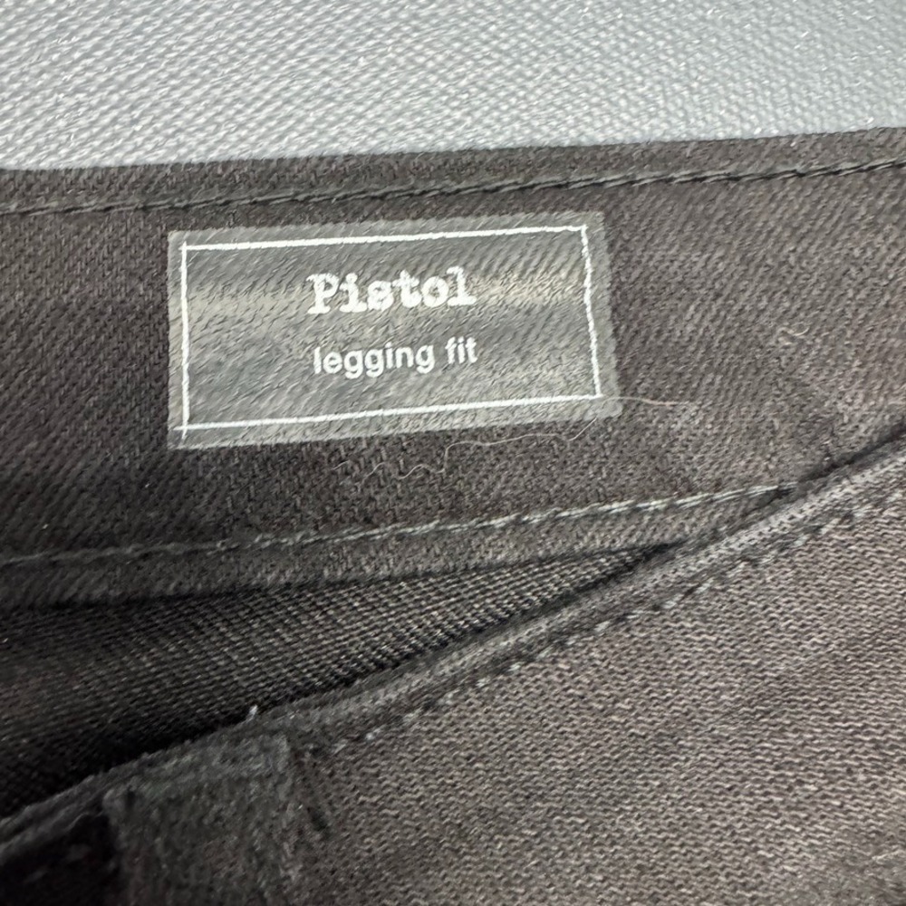 Volcom Pistol Skinny Jeans Women's 31 Black Leggings Fit Stretch Denim Casual - Picture 3 of 10